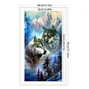 Wolf -11CT Stamped Cross Stitch Kit(40*70cm)