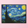 11CT Van Gogh'S Starry Sky - Stamped Cross Stitch 59*45cm/23.23*17.72in(Brand)