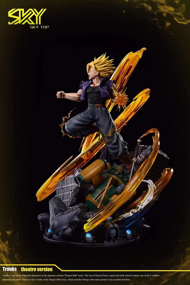 Dragon Ball Z Trunks Torankusu Statue Resin HH studio 1/6 43cm Painted