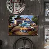 [Big Size]Cars & Rural Farmhouse - Metal Tin Signs(12*16Inch) - Garage