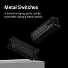 Modular Docking Station USB Expansion Power Controller With Independent Control Switch Button