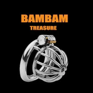 pornhint Pornhint Locking Ring Short Cage, Metal Chastity Cock Device for Men, Anti-Escape, Sex Toys, Mature