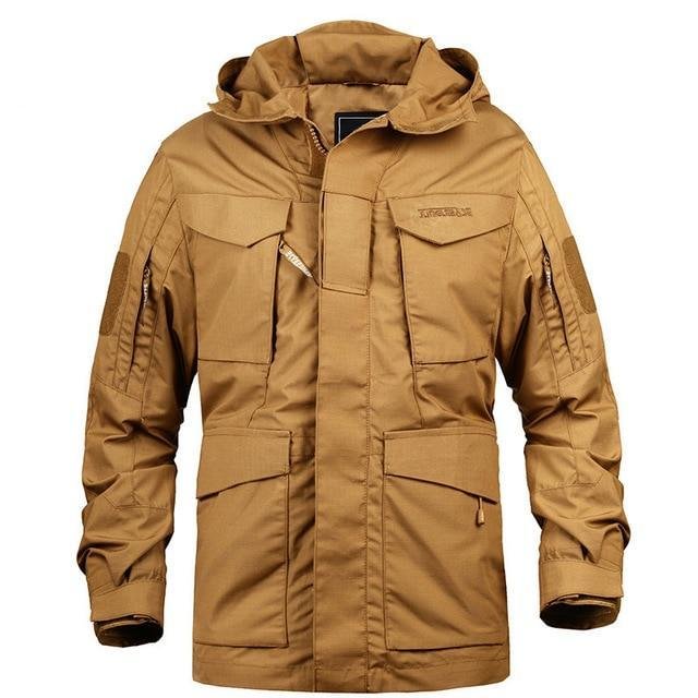 Brand Military Camouflage Male clothing US Army Tactical Men's Windbreaker Hoodie Field Jacket Outwear | EGEMISS