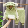 Baby Girl Winter Suit Ins Fleece 2 Pcs Sets
