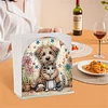 Diamond Painting Acrylic Happy Puppy Paper Towel Storage Rack Decor