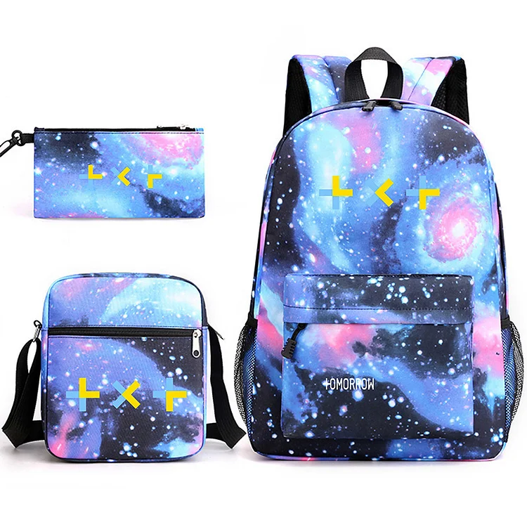TXT Backpack Three piece pencil case