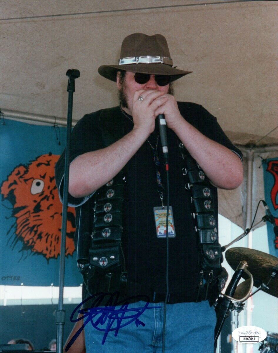 John Popper Signed Autographed 8X10 Photo Poster painting Blues Traveler on Stage JSA HH60867