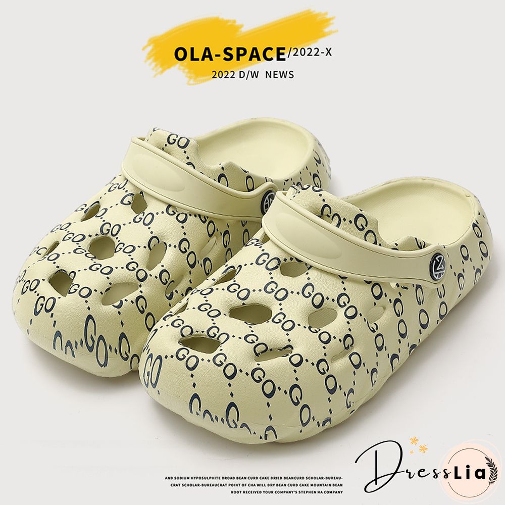 Platform Sandals Summer Women Slippers 6cm Wedges Sandals Outdoor Clogs Thick Street Beach Slide Flip Flops Garden Shoes