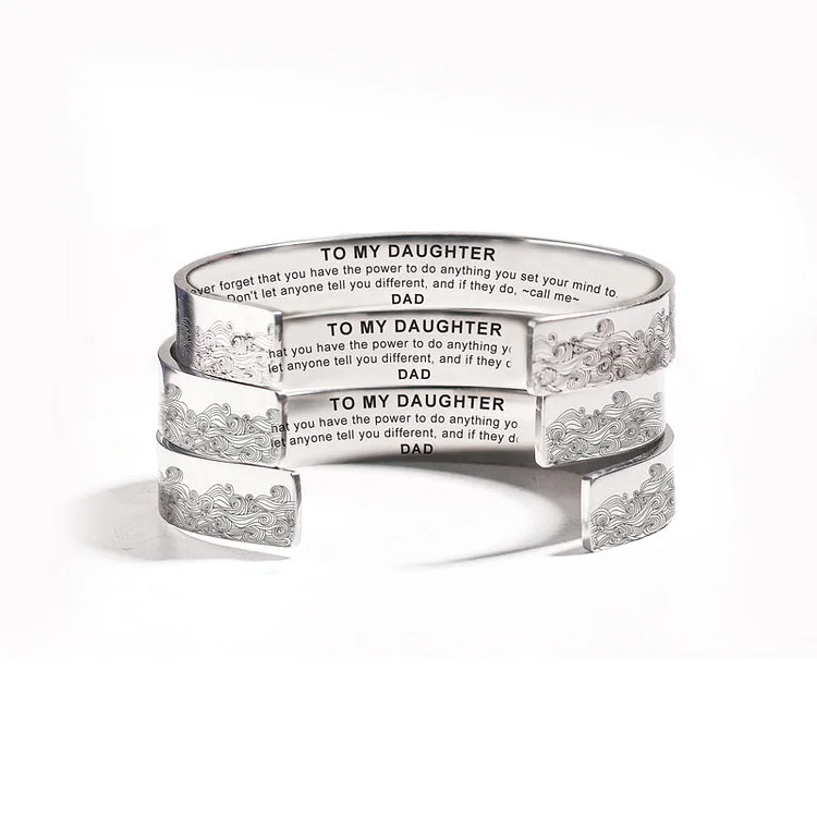 For Daughter - Never Forget That You Have The Power To Do Anything Bracelet