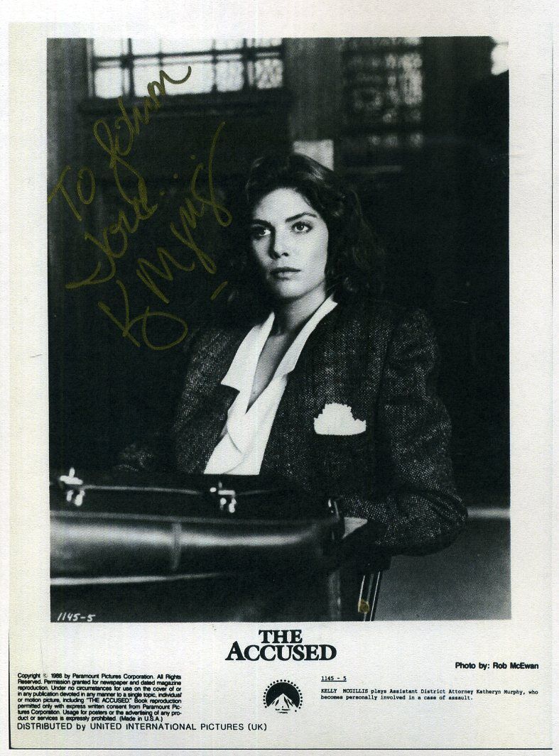 KELLY McGILLIS Signed Photo Poster paintinggraph - Film Star / Actress - preprint