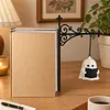 Ghost Bookshelf Lantern Hidden Metal Clip Warm Amber Light USB Rechargeable