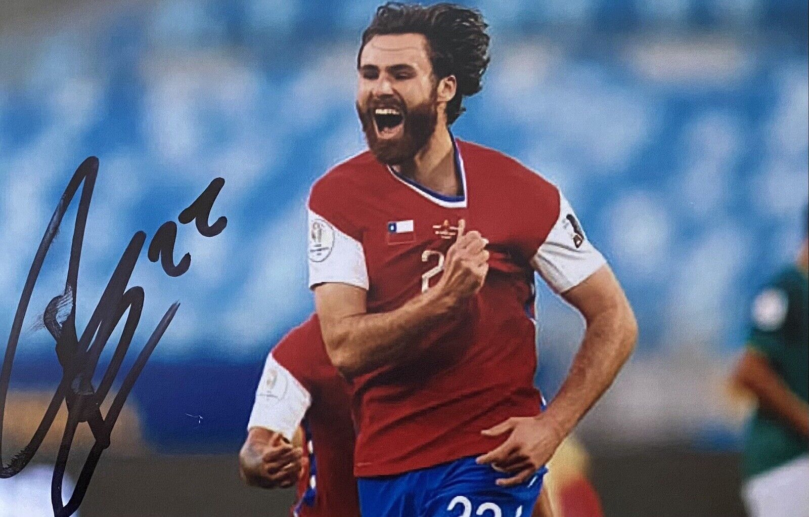 Ben Brereton Diaz Genuine Hand Signed Chile 6X4 Photo Poster painting 2