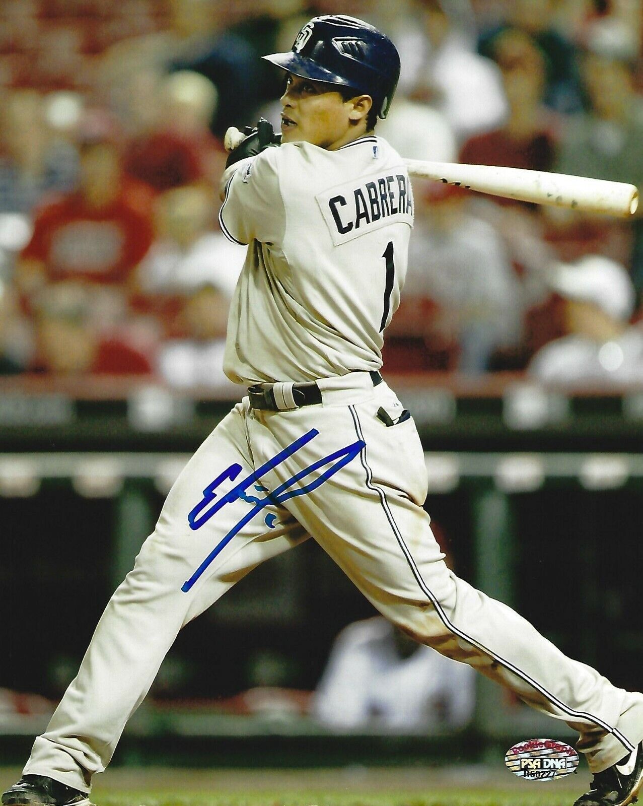Everth Cabrera Signed Padres 8x10 Photo Poster painting PSA/DNA COA Rookie Autograph Picture #1