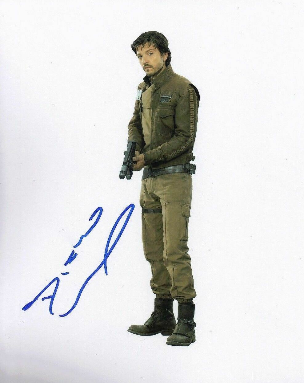 Diego Luna Signed 10X8 Photo Poster painting Rogue One: A STAR WARS Story AFTAL COA (5214)