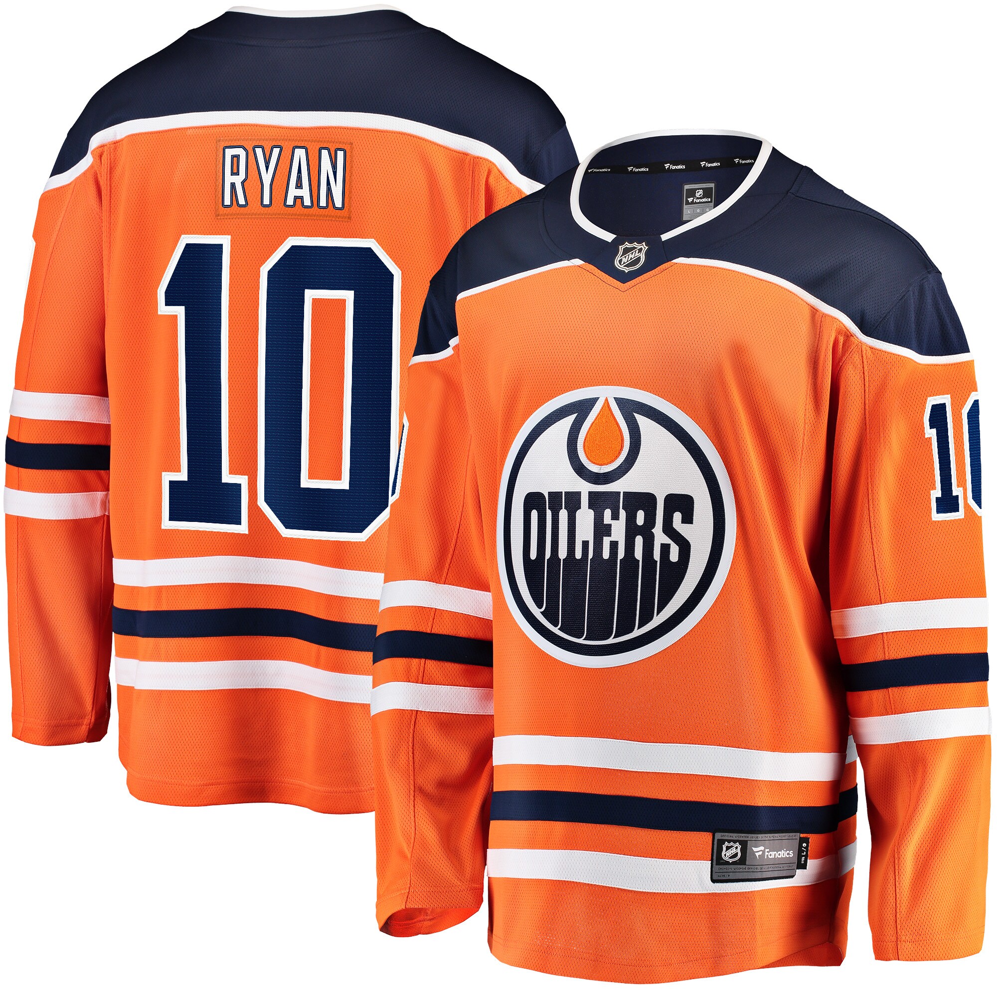 Derek Ryan Edmonton Oilers Fanatics Home Breakaway   Jersey &ndash; Orange mysite