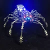 3D Metal Jigsaw Spider Model with Light, Steampunk DIY Assembly Mechanical Spider King Metal Jigsaw Puzzle for Adults to Build, Desktop Gift for Teens and Adults