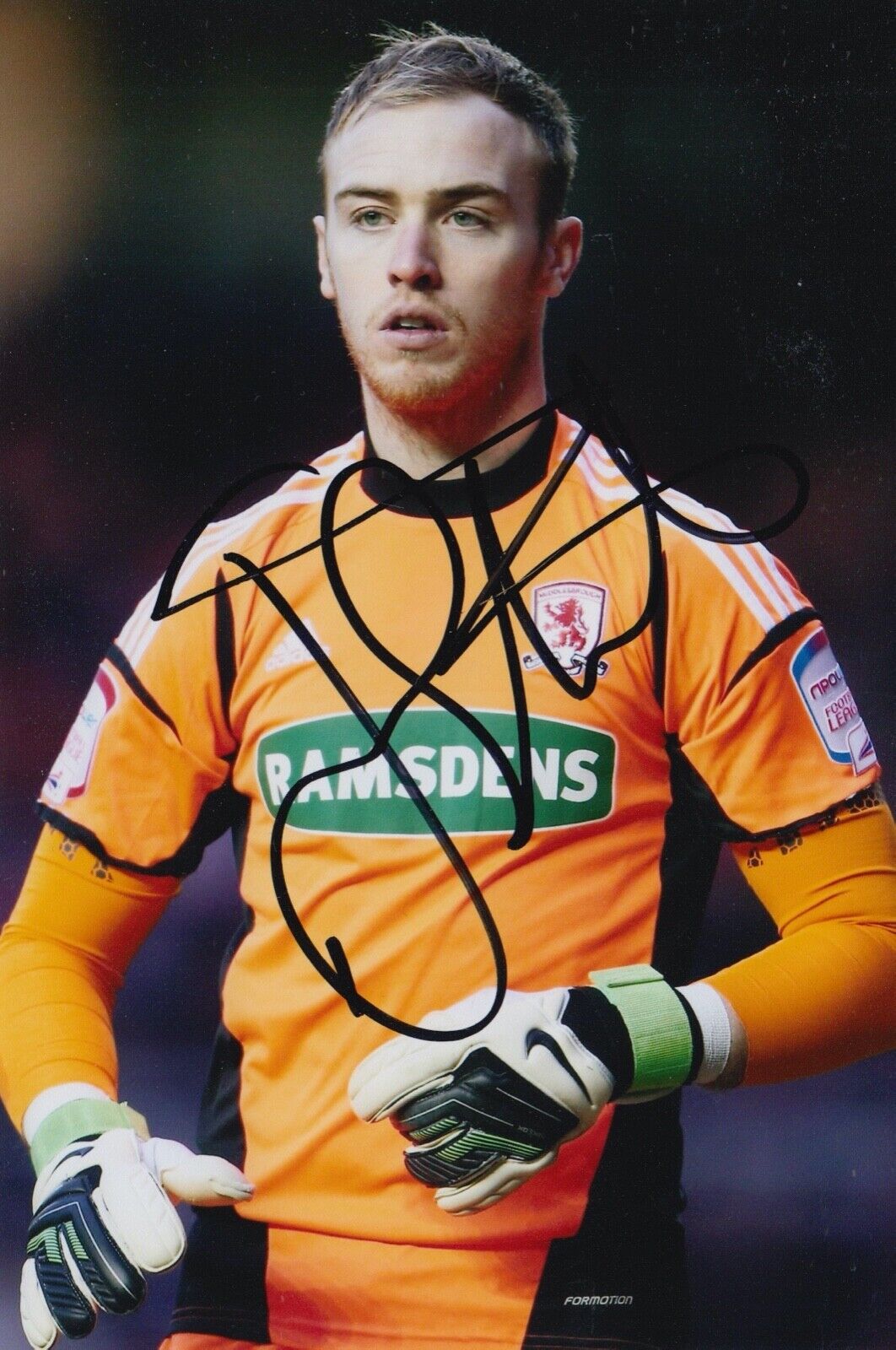 JASON STEELE HAND SIGNED 6X4 Photo Poster painting - FOOTBALL AUTOGRAPH - MIDDLESBROUGH.