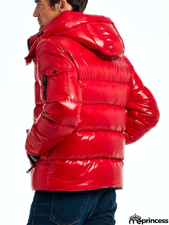 Casual Trendy Thermal Men's Bubble Coat