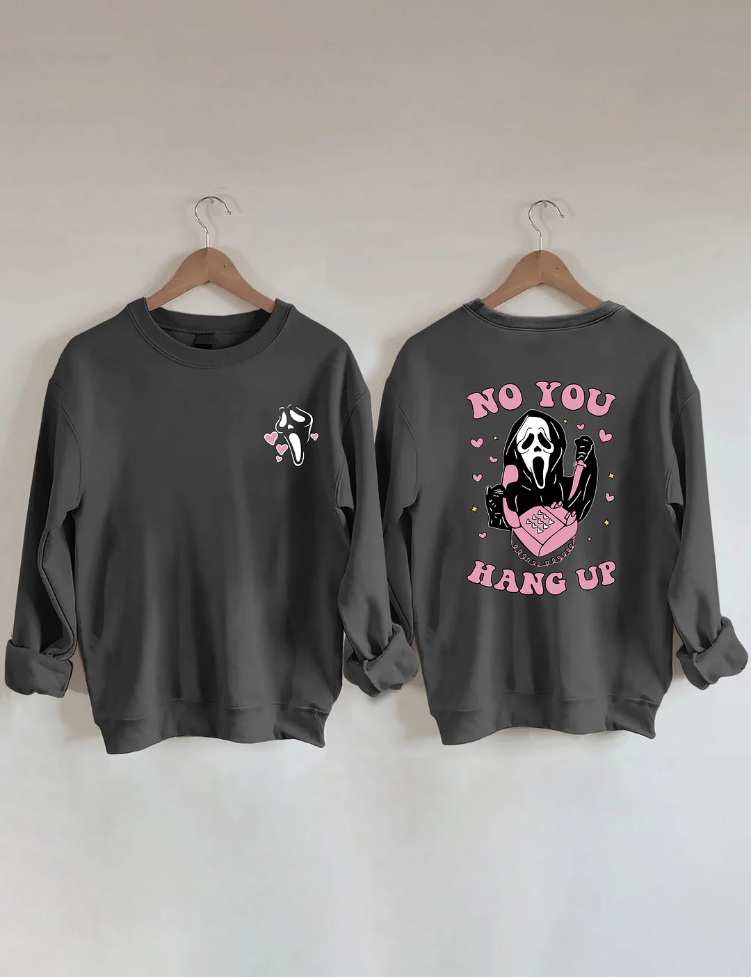 No You Hang Up Ghost Face Sweatshirt