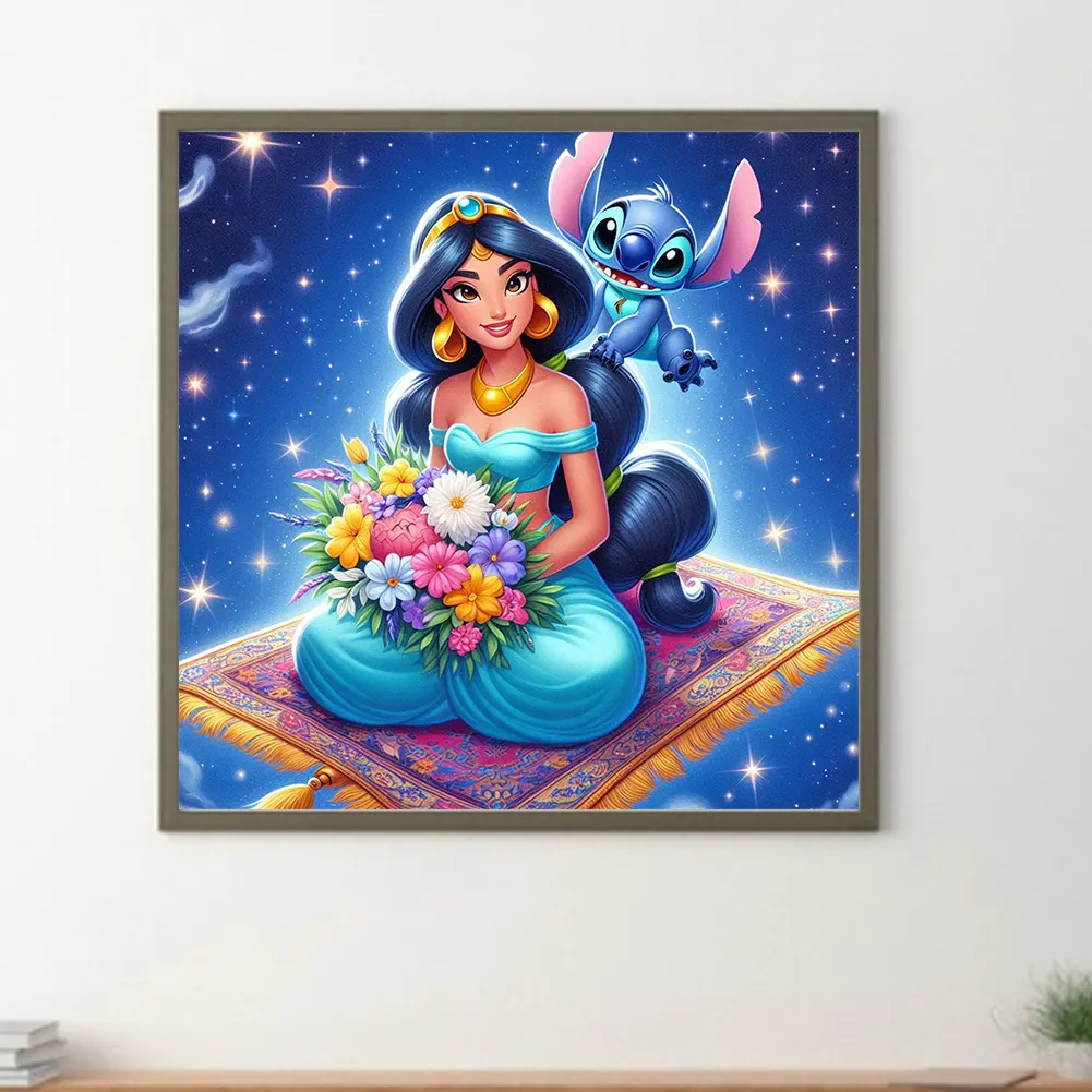 Diamond Painting - Full Round Drill - Princess Jasmine Stitch(Canvas|40*40cm)