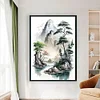 Watercolor Landscape-11CT Stamped Cross Stitch 40*60cm(Big Size)