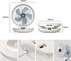 New USB rechargeable fan home portable small dormitory desktop air circulation wall-mounted kitchen