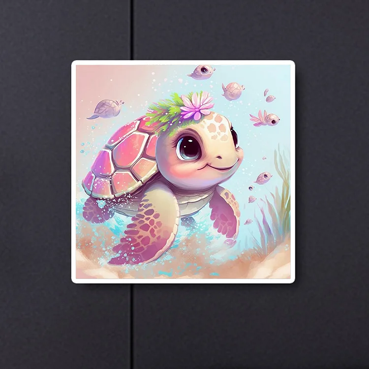 New Hot Sale Paintings Turtle Diy 5d Diamond Painting Cross Stitch Full  'square' and 'round' Drill Resin Diamond Embroidery Kit 