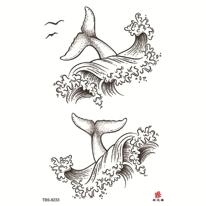 Tattoo Sticker Flower Temporary Sleeve Tattoo Waterproof Sexy Body Art Fashion