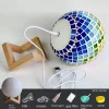 DIY Turkish Mosaic Art Light Material Package Handmade Night Lamp Design Kit