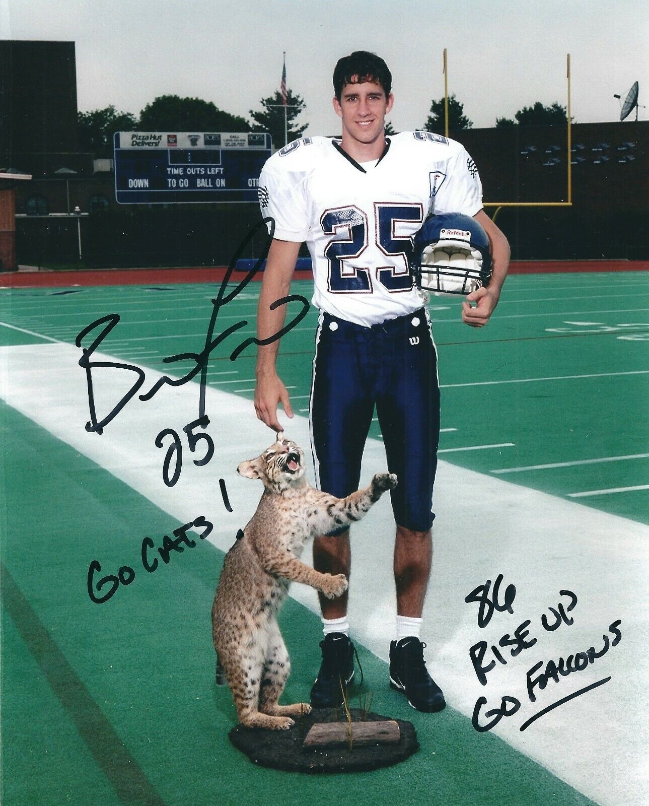 Signed 8x10 BRIAN FINNERAN Villanova Wildcats Autographed Photo Poster painting - w/COA