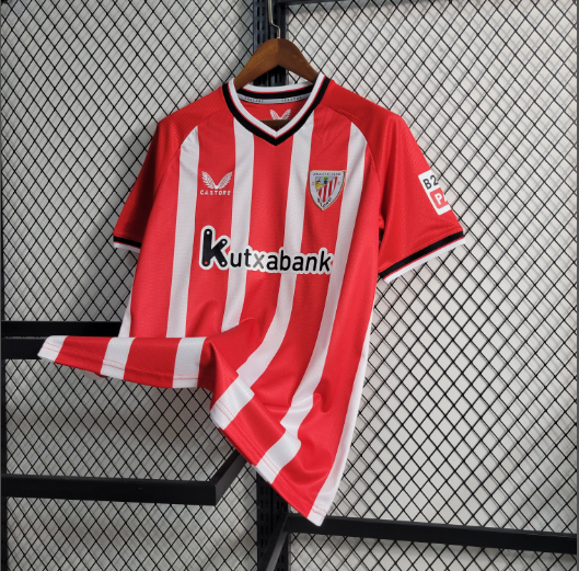 23/24 Athletic Bilbao Home Football Shirt 1:1 Thai Quality