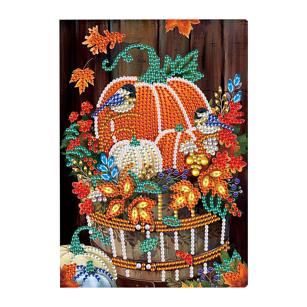 

Pumpkin Bird - 5D DIY Craft Notebook, 501 Original