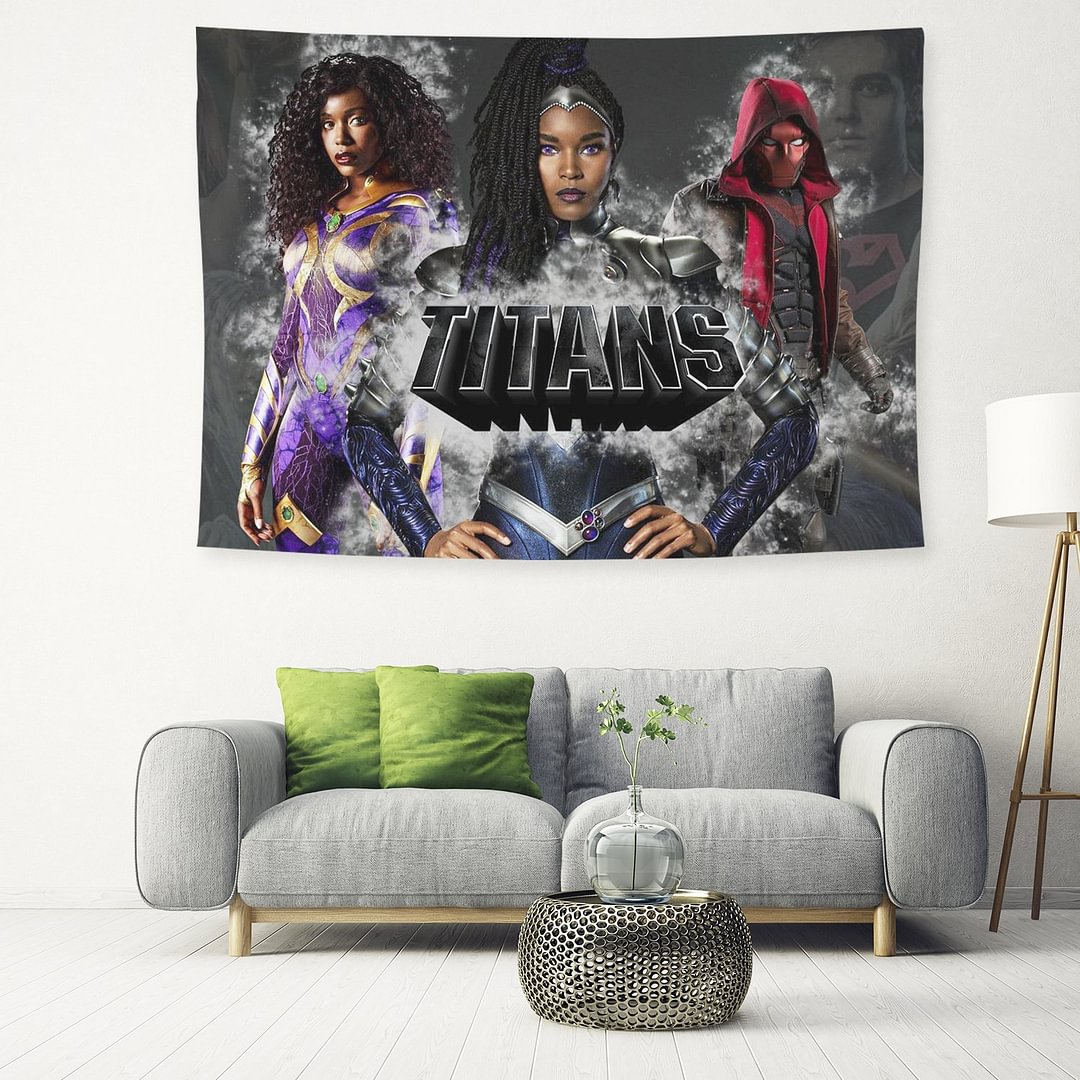 Titans Season 3 Tapestry Wall Hanging Background Tapestry Bedroom Living Room Decoration