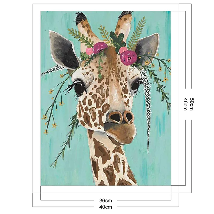 Huacan Giraffe Diamond Painting Kits for Adults, Full Square Drill