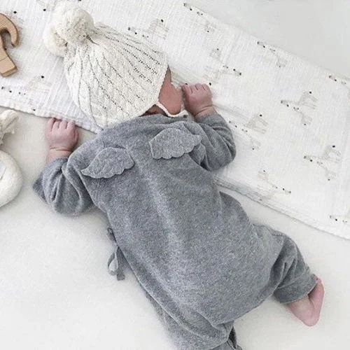 2017 New Brand Newborn Toddler Infant Kids Baby Boy Girls Romper Jumpsuit Clothes Outfits Little Wing Romper