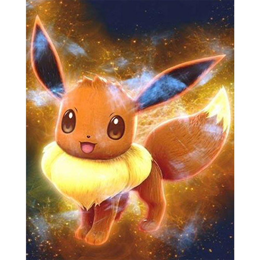 Diamond Painting - Full Round - Pok mon Eevee Evolution(50*40cm