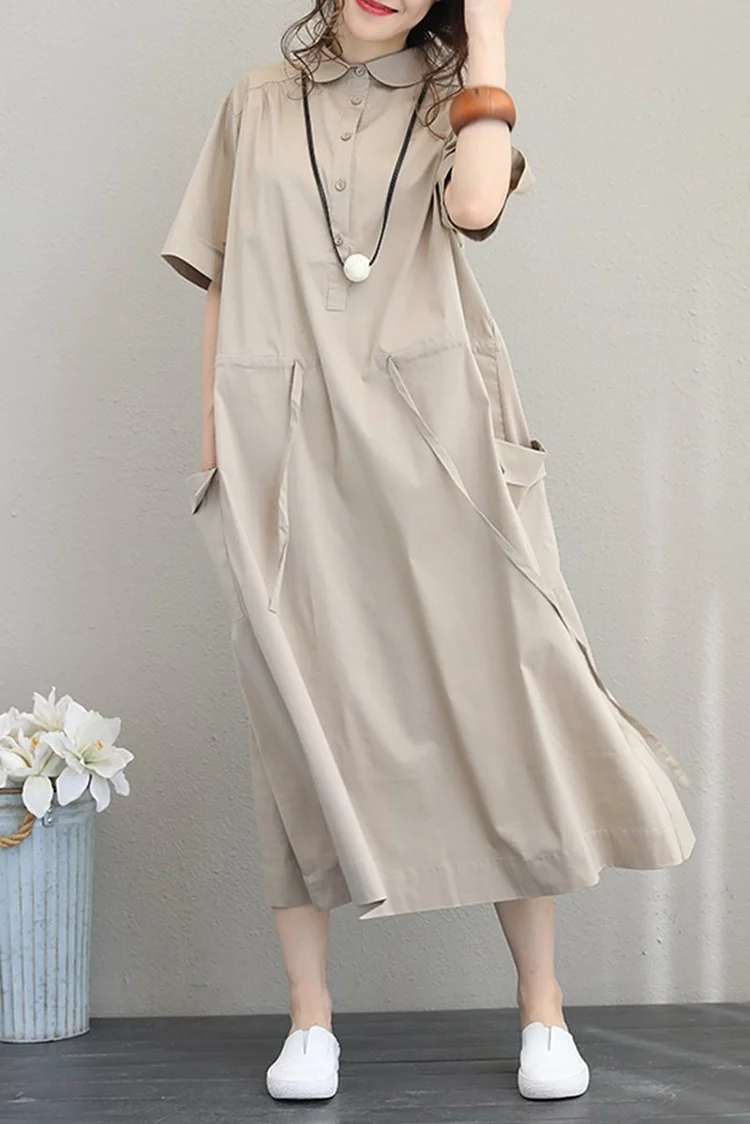 Chic Fitted Long Shirt Dresses Women Casual Clothes