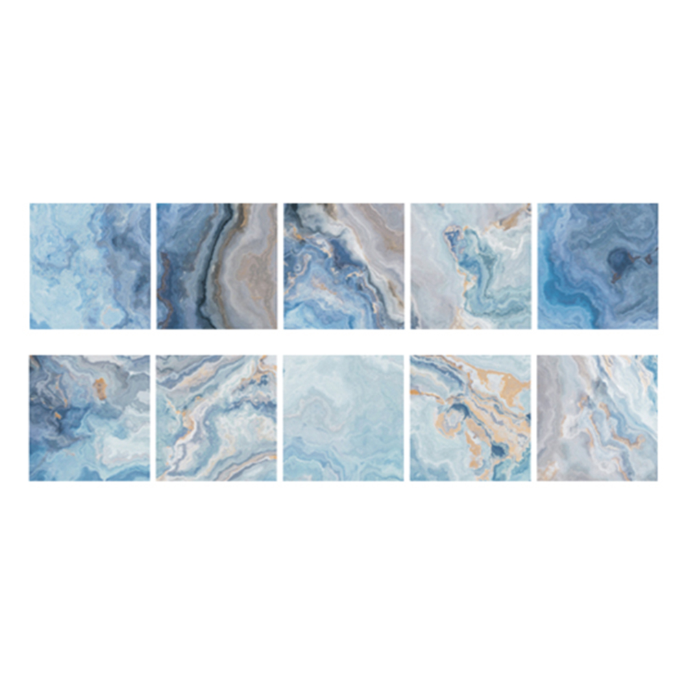 

10pcs Waterproof Floor Stickers Self Adhesive Tiles Wall Sticker Art Decals, Ts250, 501 Original