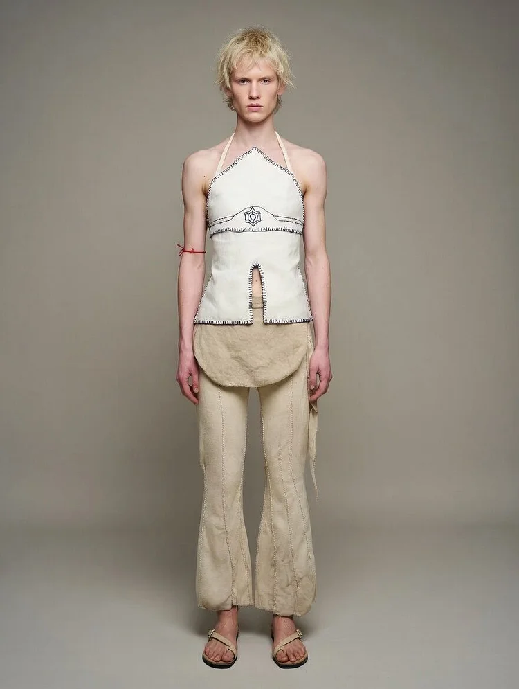 PARTICLE Upcycled Pant - Cream