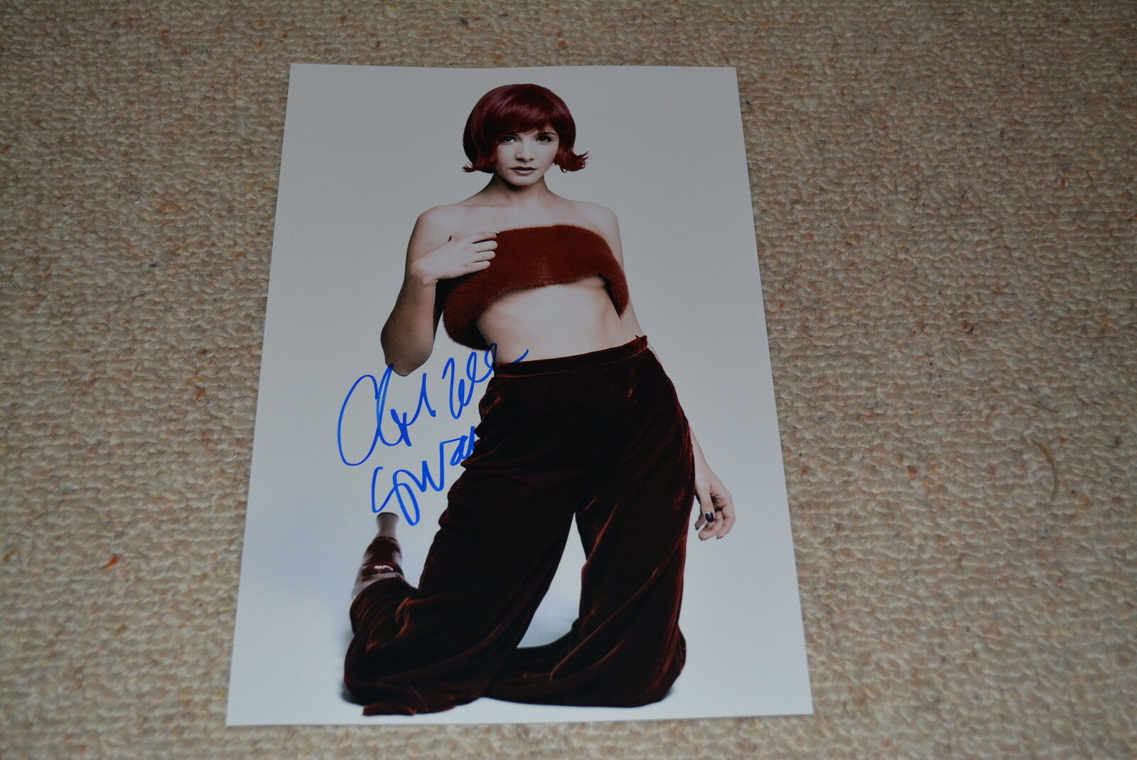 CLOTILDE COURAU signed autograph In Person 8x11 (20x28 cm) FRENCH ACTRESS