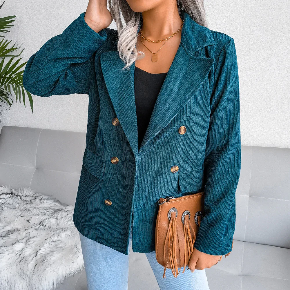 High Quality Button Spring Jacket For Women