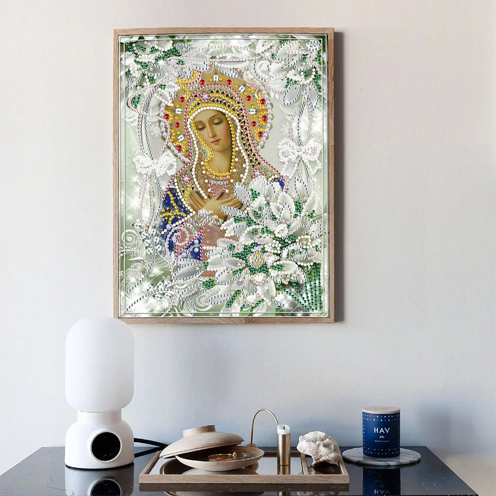 Diamond Painting - Partial Special Shaped Drill - Religion(25*30cm)