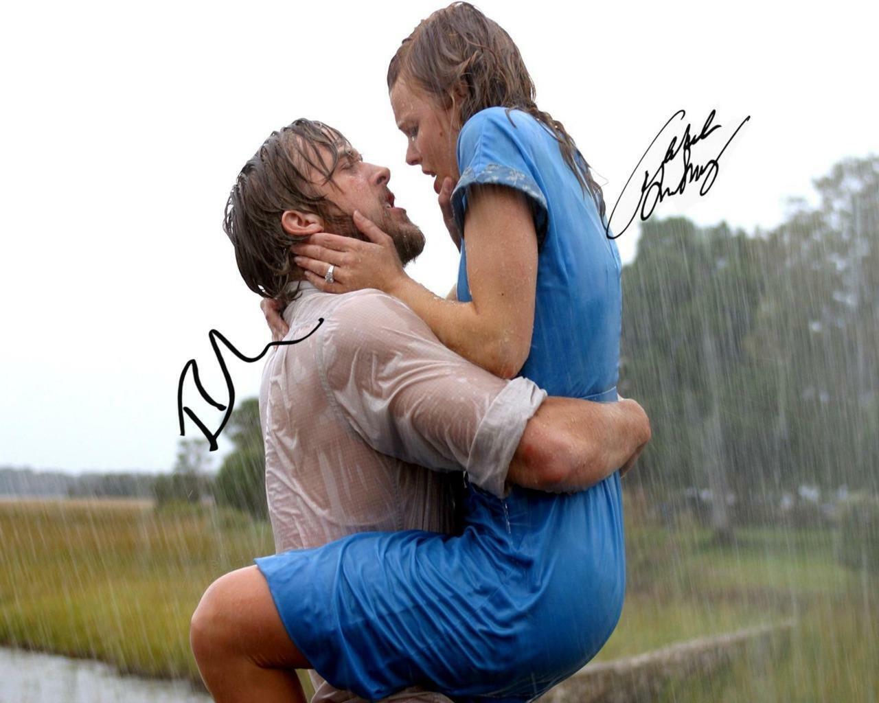 The Notebook Ryan Gosling Rachel McAdams SIGNED AUTOGRAPHED 10X8 RE- Photo Poster painting PRINT