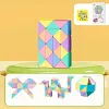 Snake Twist Cube Stress Relief Educational Toys Children Gifts Magic Snake Ruler Puzzle Folding Educational