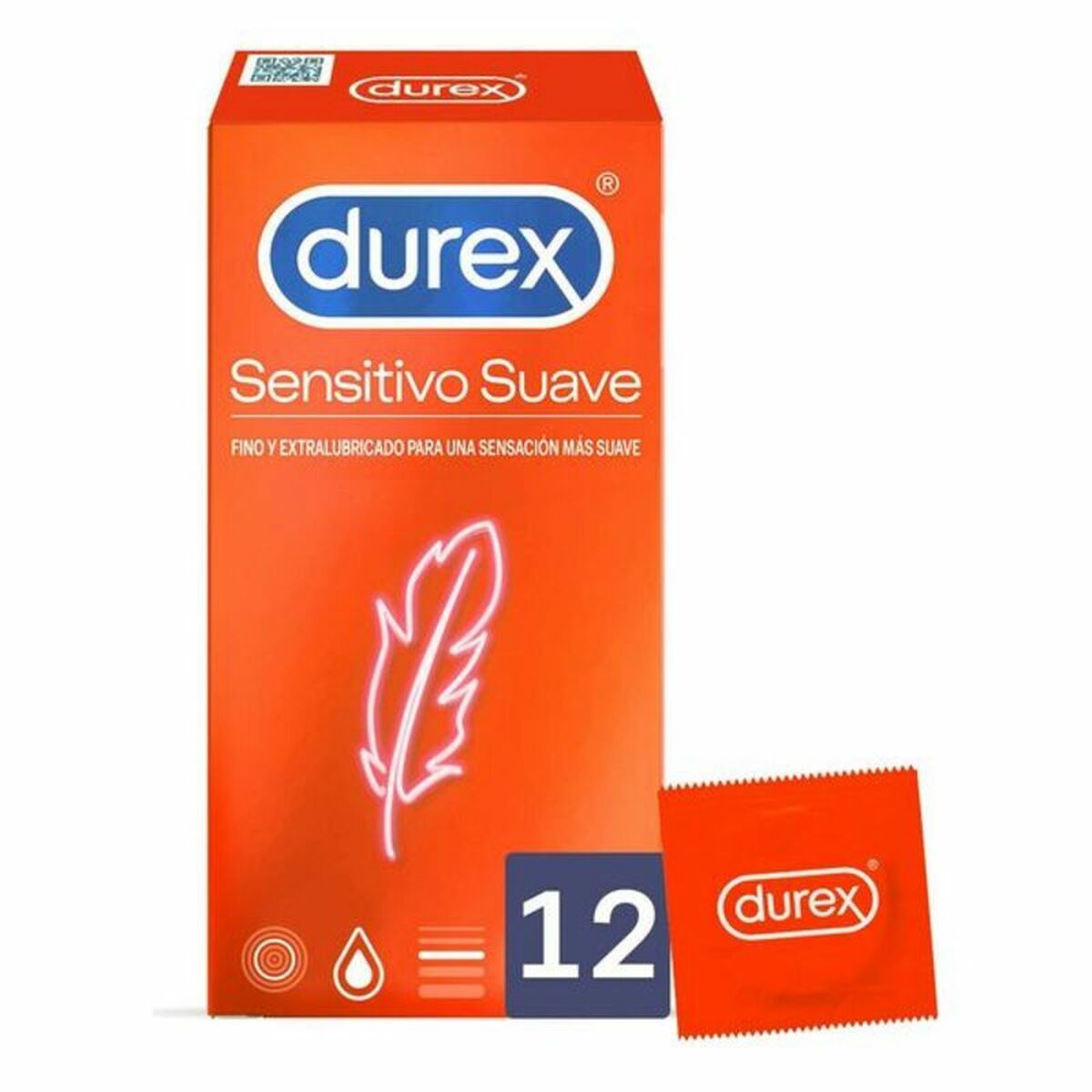Condoms Durex Sensitivo Suave &Oslash; 5,6 cm (12 uds)