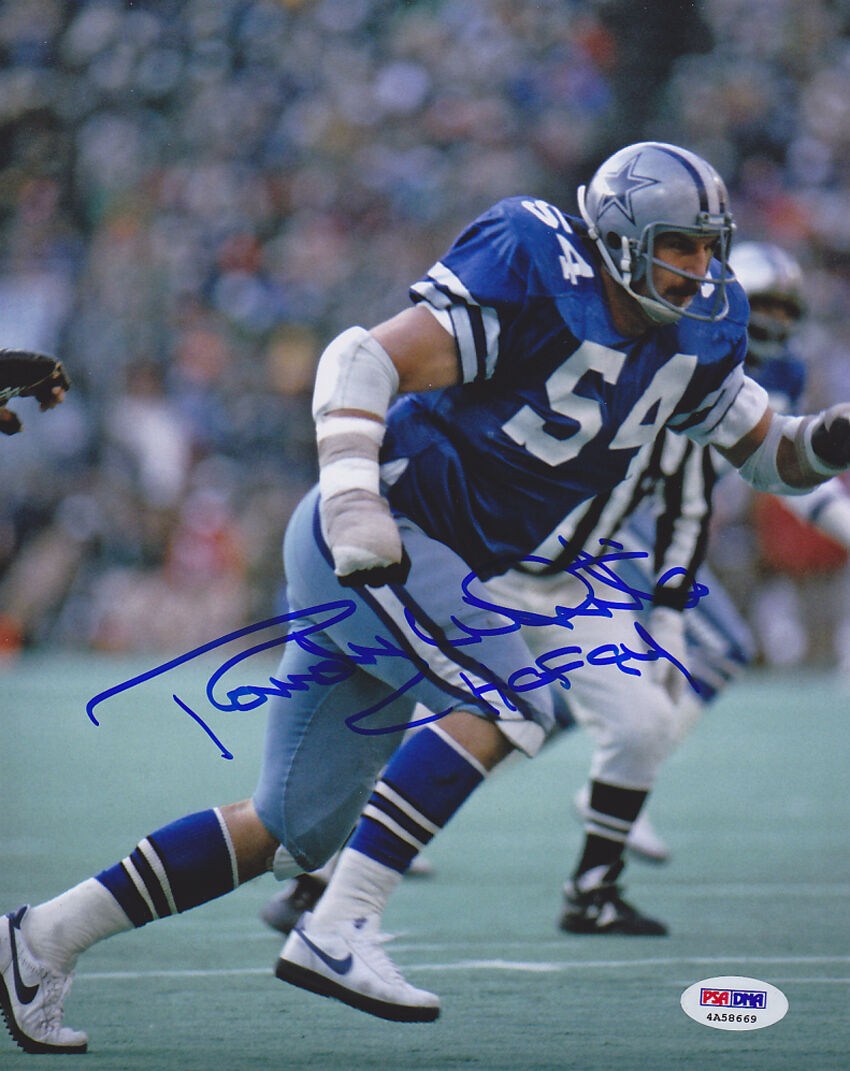 Randy White SIGNED 8x10 Photo Poster painting + HOF 94 Dallas Cowboys ITP PSA/DNA AUTOGRAPHED