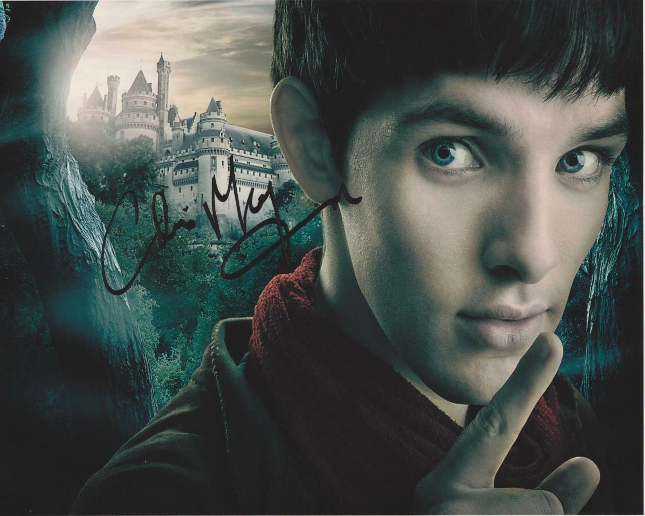 Colin Morgan Merlin SIGNED AUTOGARPHED 10 X 8