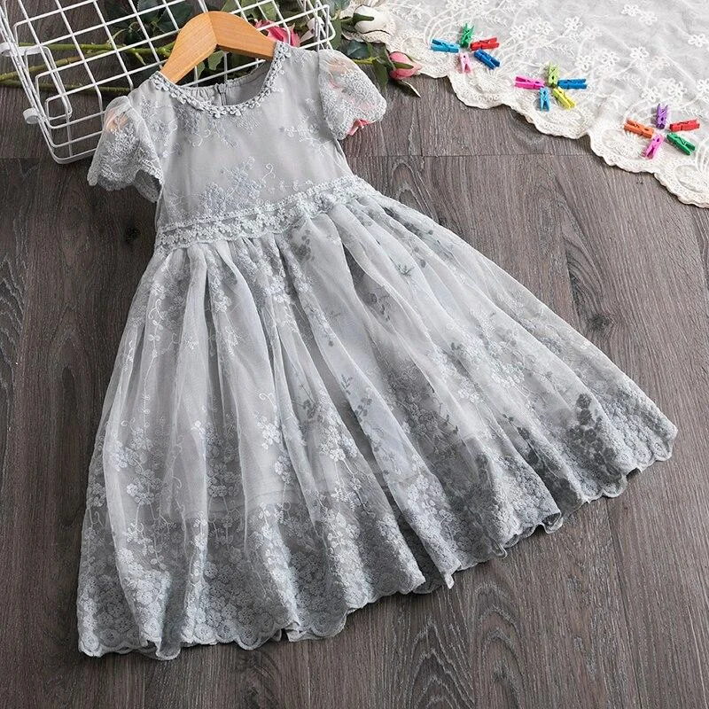 2021 Girls Clothes New Summer Girls Dresses Sequined Princess Dress Girls Vestidos Casual Children Dress Kids Shining Party Gown