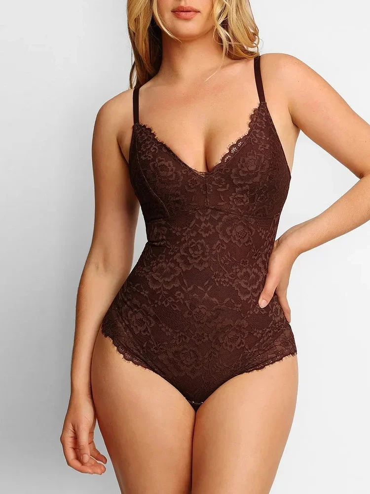 Sexy Lace Deep-V Neck Bodysuits (Buy 2 Free Shipping)