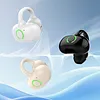 Bluetooth-Compatible Clip-On Sports Headphones Noise Reduction Single Ear Headphones Clip-On Open-Ear Earphones for Fitness Running Workout